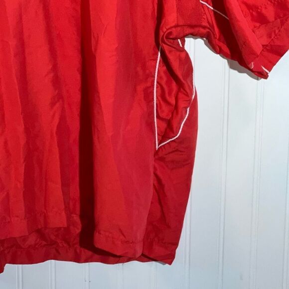 Akadema Play At The Plate Top Mens X-Large Red White Baseball Shirt Short Sleeve - Picture 4 of 13